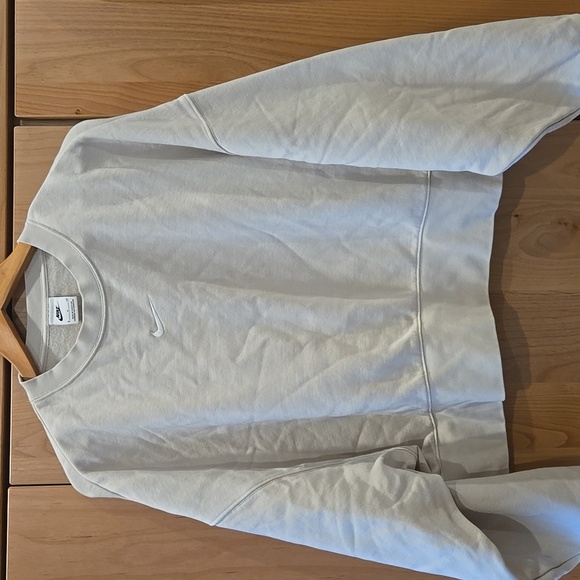 Nike Off-White Color Sweatshirt And Lounge Pants Set, Size Small, EC - Picture 4 of 10